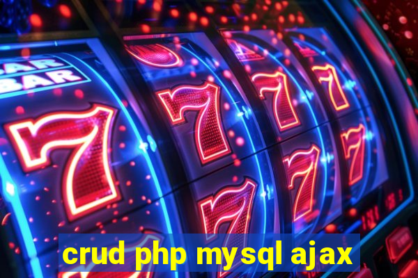 crud php mysql ajax